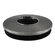 Midwest Fastener Sealing Washer, Fits Bolt Size #10 Rubber, Stainless Steel, Rubber, 18-8 Stainless Steel Finish 53790